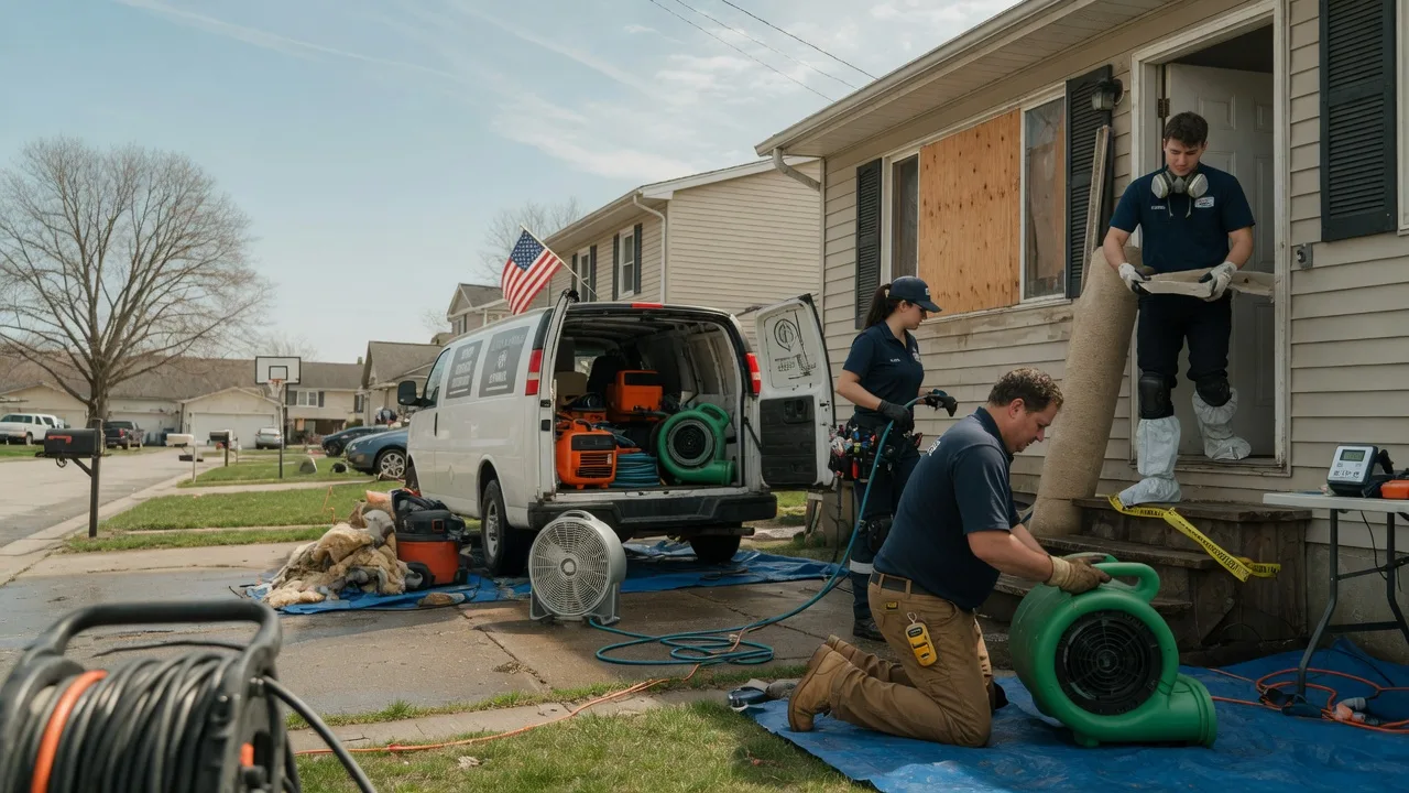 Water Damage Restoration in El Paso, IL near me